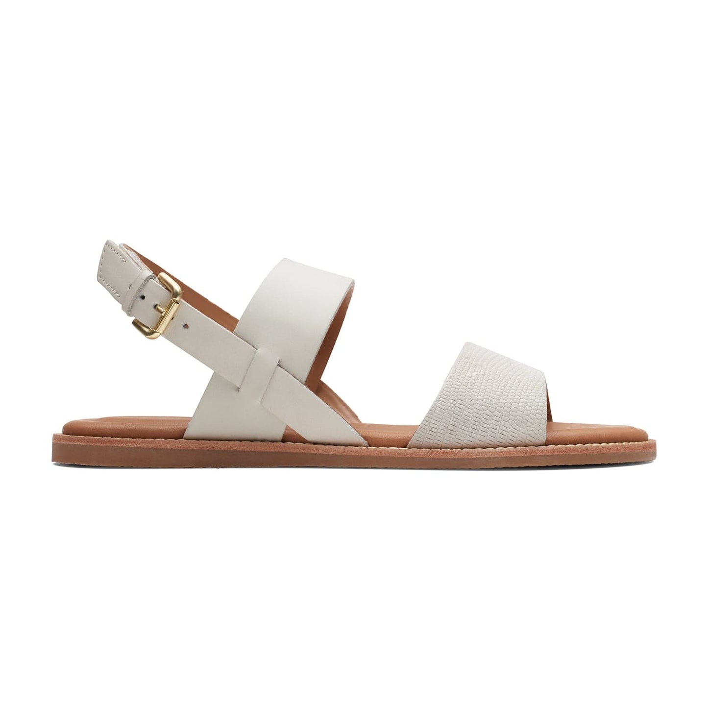 Clarks Karsea Strap - Sandals - Off White Combi - 261718754 - D Width (Standard Fit)