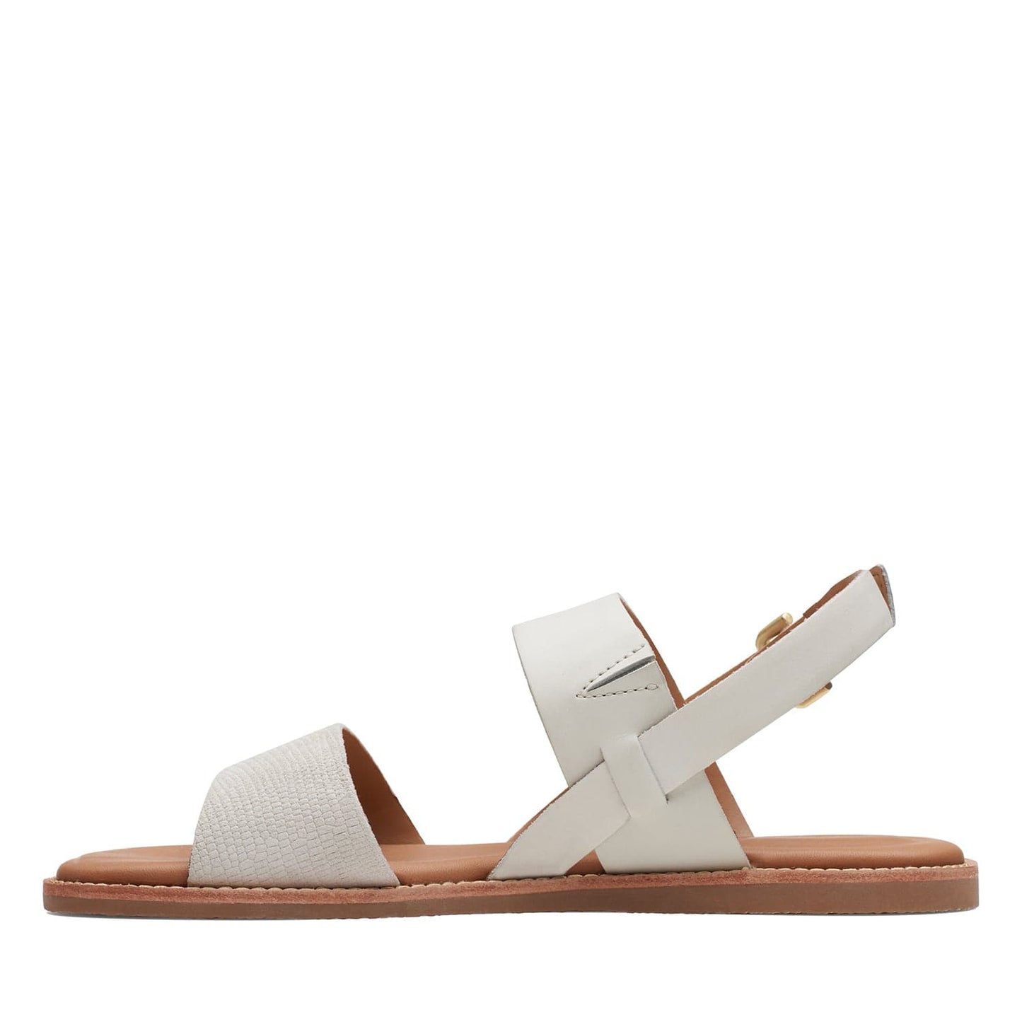 Clarks Karsea Strap - Sandals - Off White Combi - 261718754 - D Width (Standard Fit)