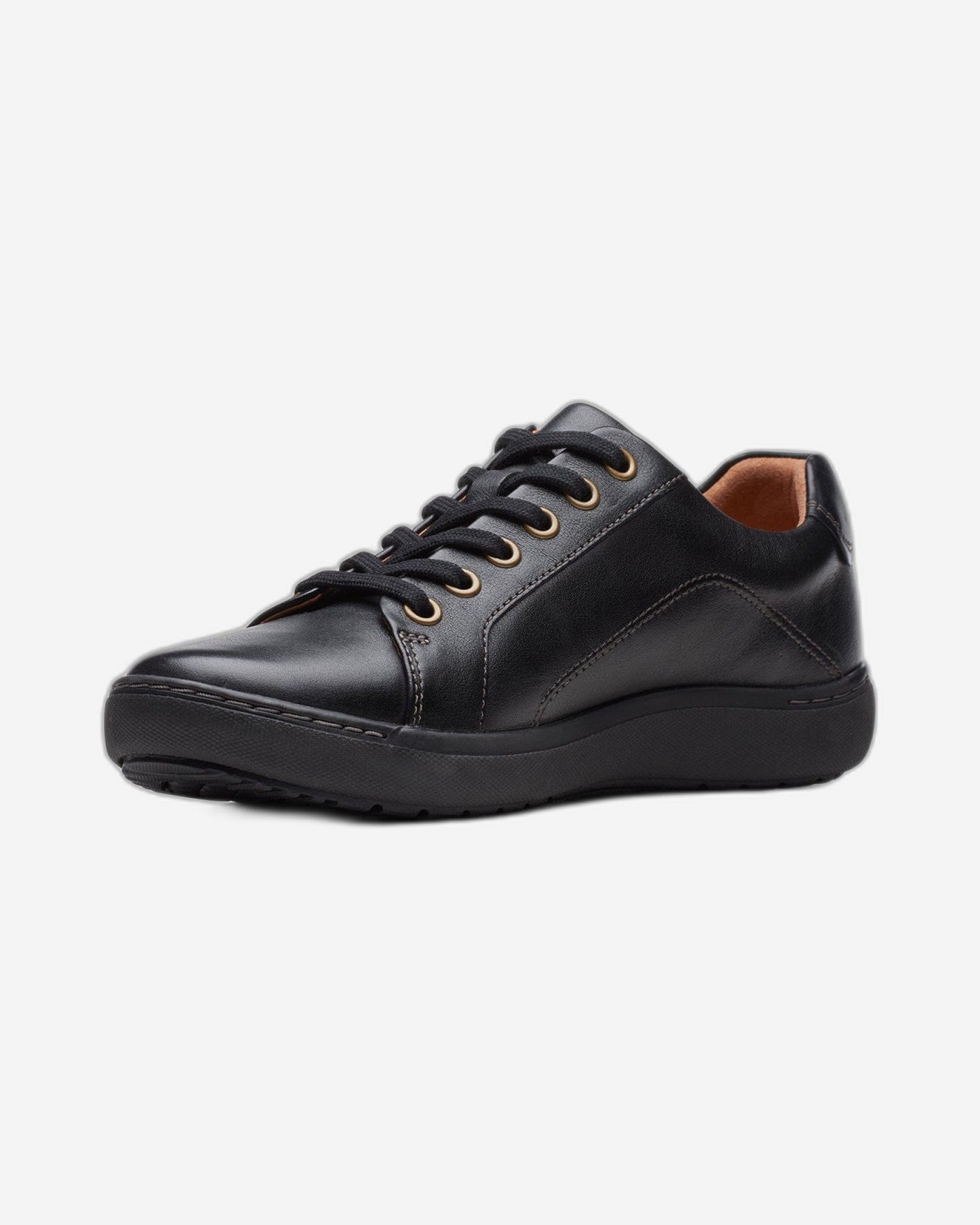 Clarks Nalle Lace - Shoes - Black/Black - 261719865 - E Width (Wide Fit)