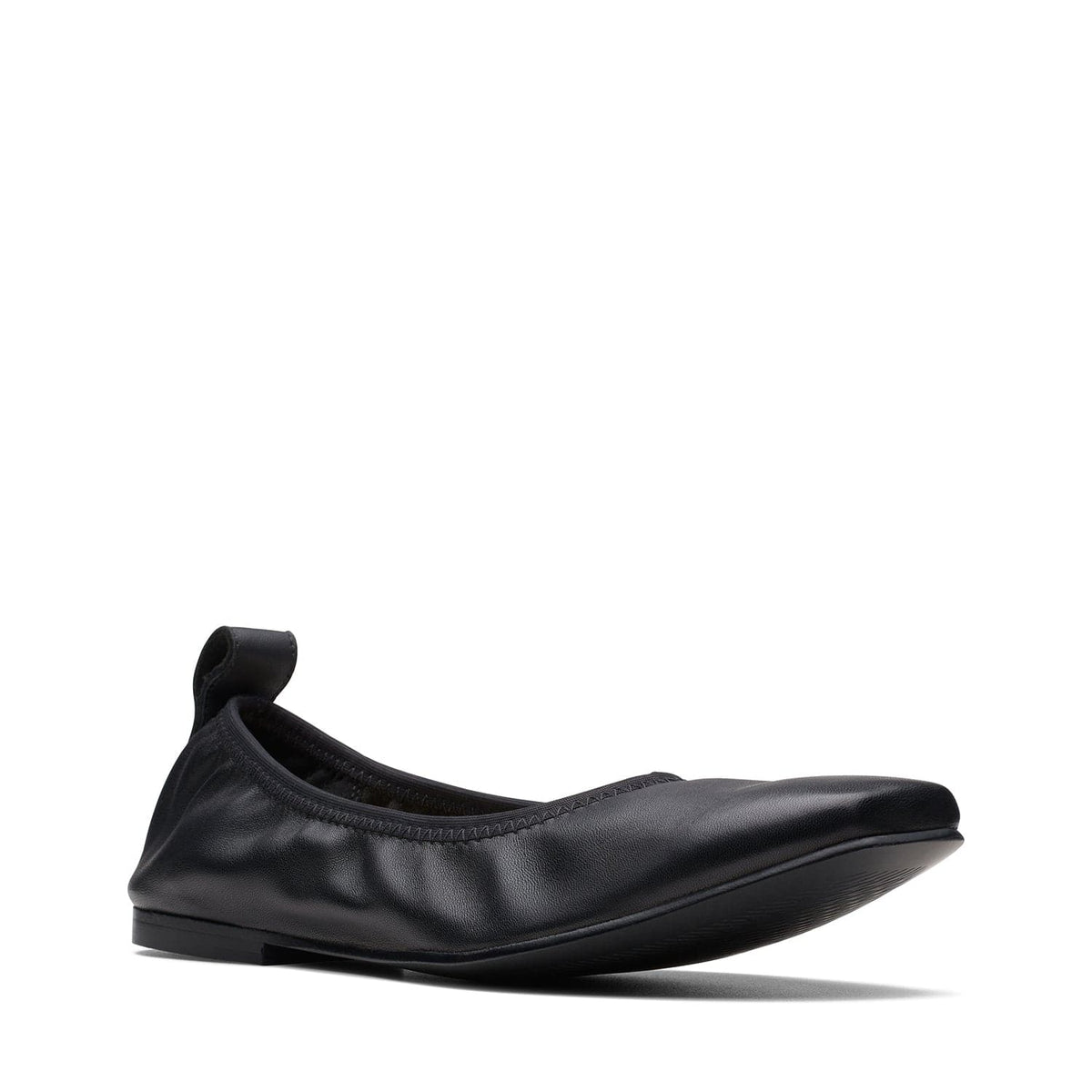 Clarks Seren Ballet - Shoes - Black Leather - 261720604 - D Width (Standard Fit)