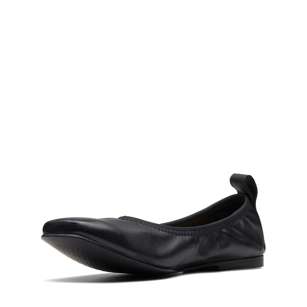 Clarks Seren Ballet - Shoes - Black Leather - 261720604 - D Width (Standard Fit)