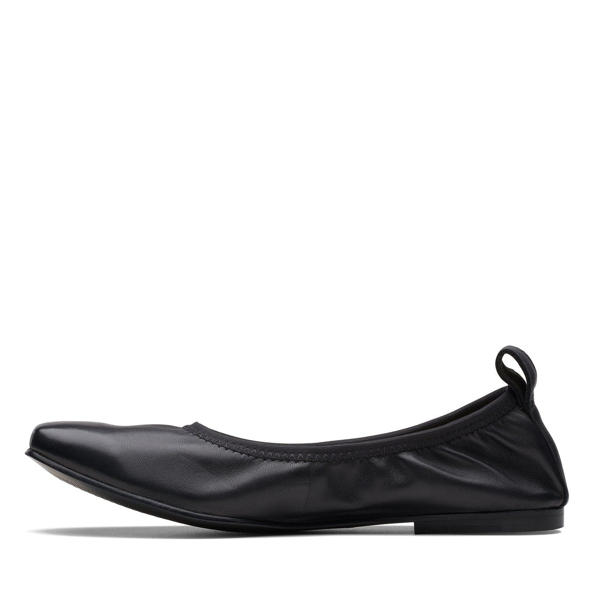 Clarks Seren Ballet - Shoes - Black Leather - 261720604 - D Width (Standard Fit)