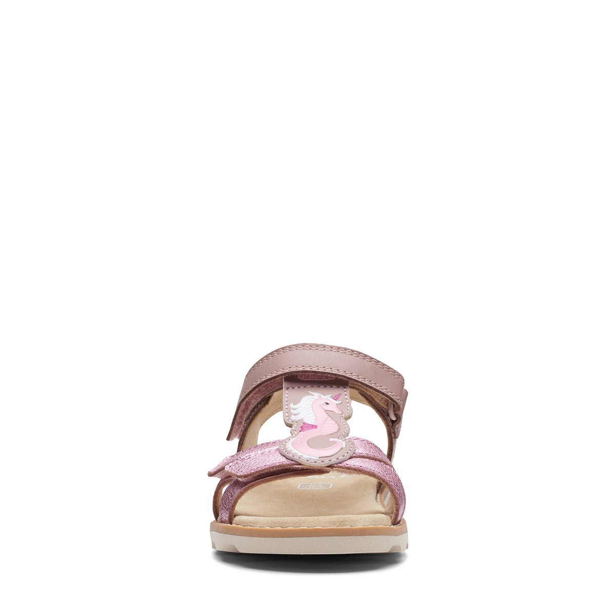 Clarks Girls Crown Brill Kid. (Wide Fit)