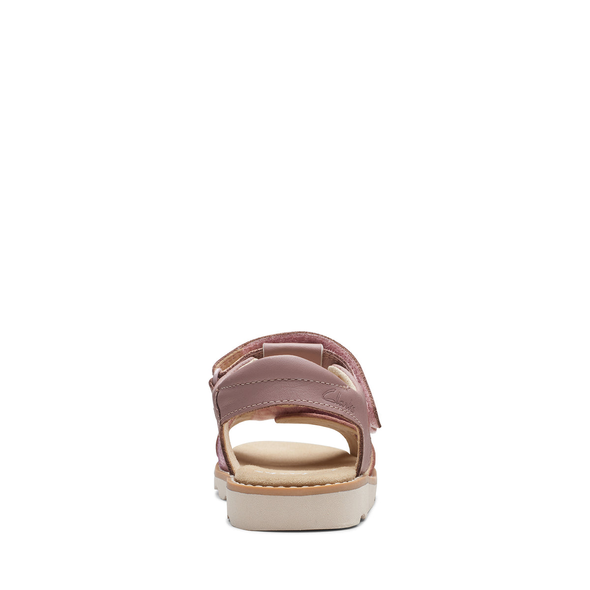 Clarks Girls Crown Brill Kid. (Wide Fit)