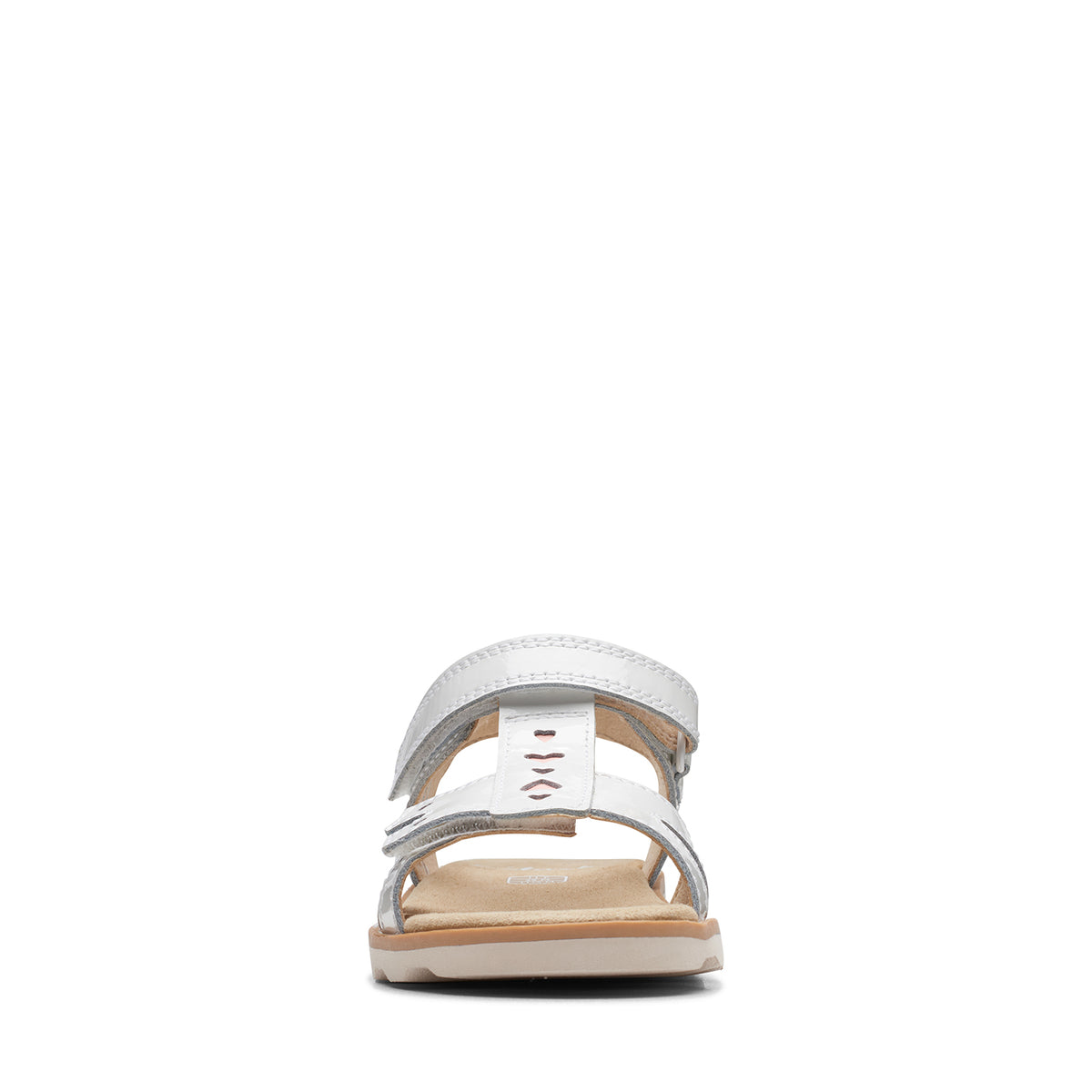 Clarks Girls Crown Beat Kid. (Wide Fit)