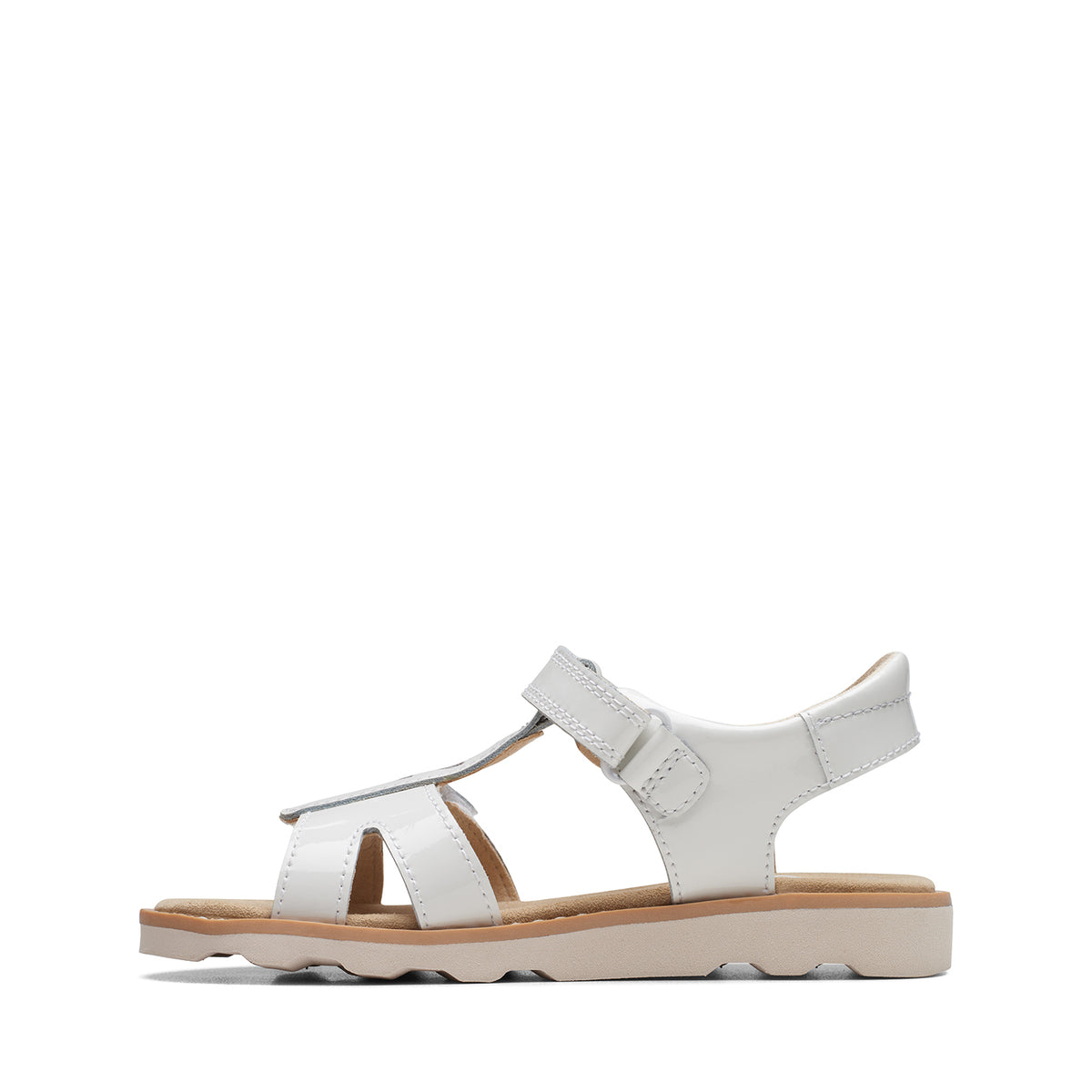 Clarks Girls Crown Beat Kid. (Wide Fit)