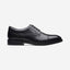 Clarks Un Hugh Cap Shoes - Black Leather - 261728367 - G Width (Standard Fit)