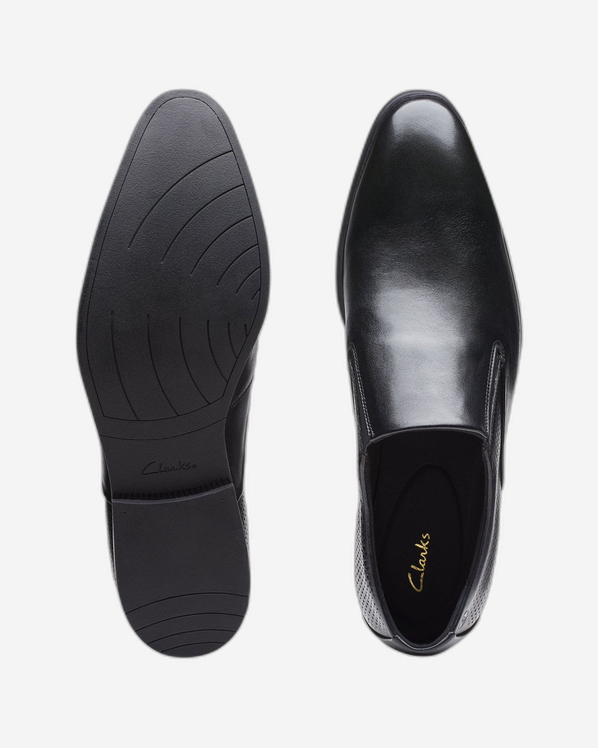Clarks Boswyn Slip Shoes (Standard Fit)