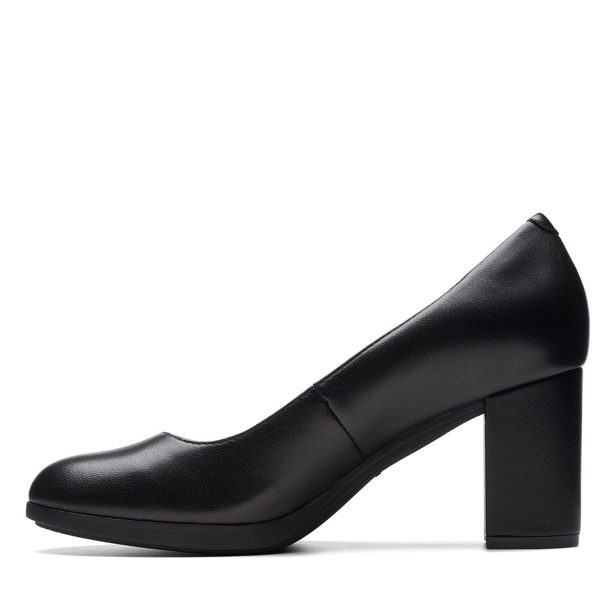 Clarks Bayla Skip - Shoes - Black Leather - 261741054 - D Width (Standard Fit)