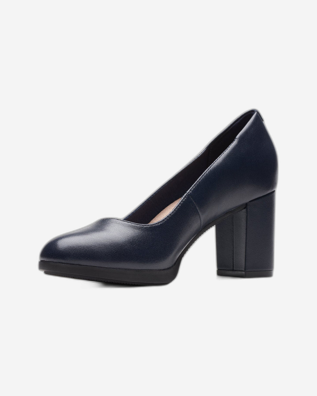 Clarks Bayla Skip - Shoes - Navy Leather - 261741074 - D Width (Standard Fit)