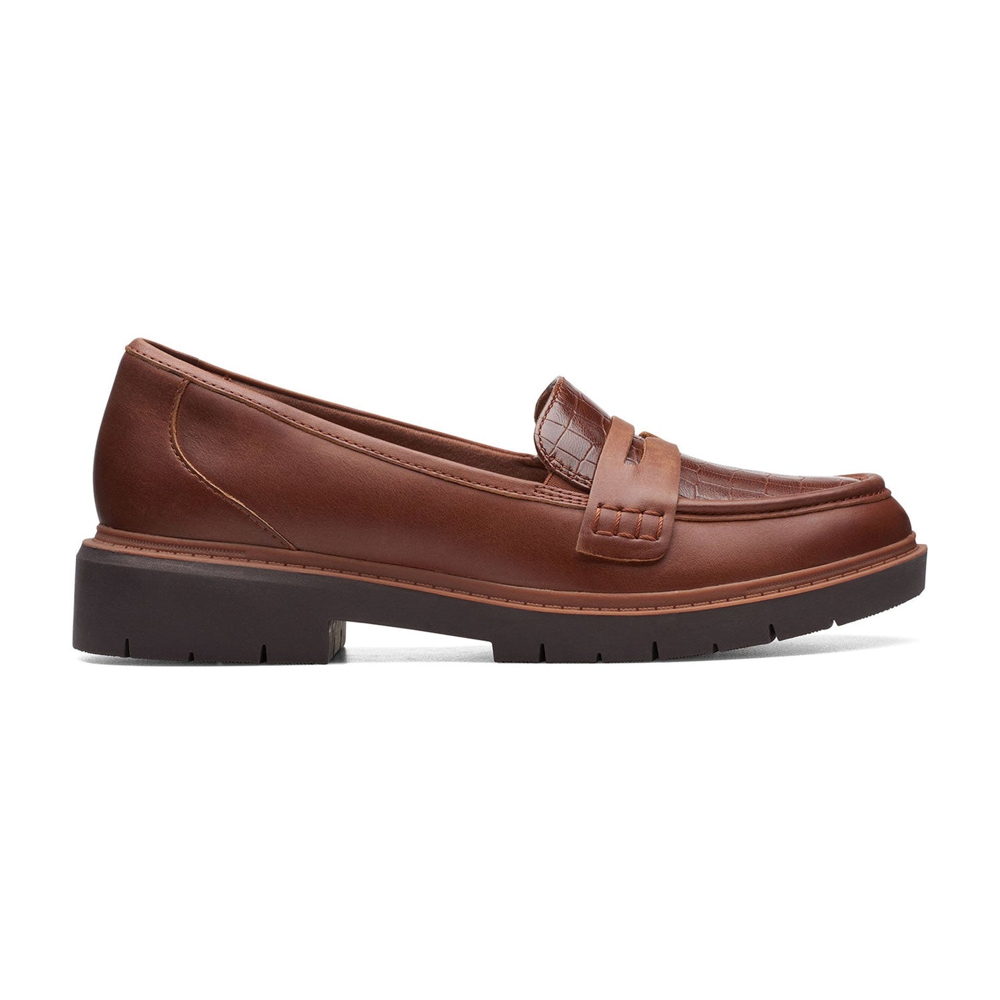 Clarks Westlynn Ayla Shoes - Tan Leather - 261744554 - D Width (Standard Fit)