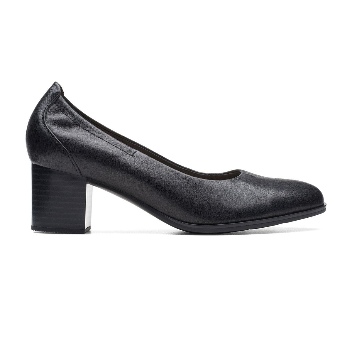 Clarks Loken Step - Shoes - Black Leather - 261744744 - D Width (Standard Fit)