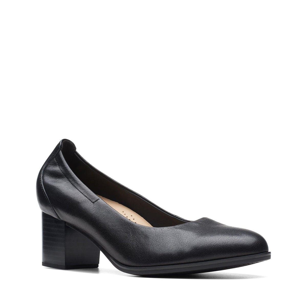Clarks Loken Step - Shoes - Black Leather - 261744744 - D Width (Standard Fit)