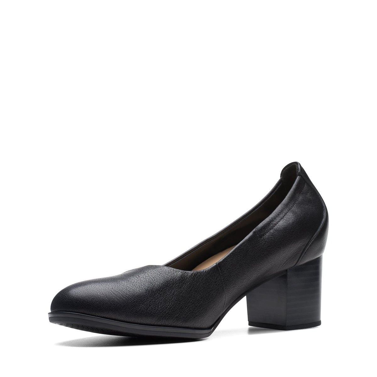 Clarks Loken Step - Shoes - Black Leather - 261744744 - D Width (Standard Fit)