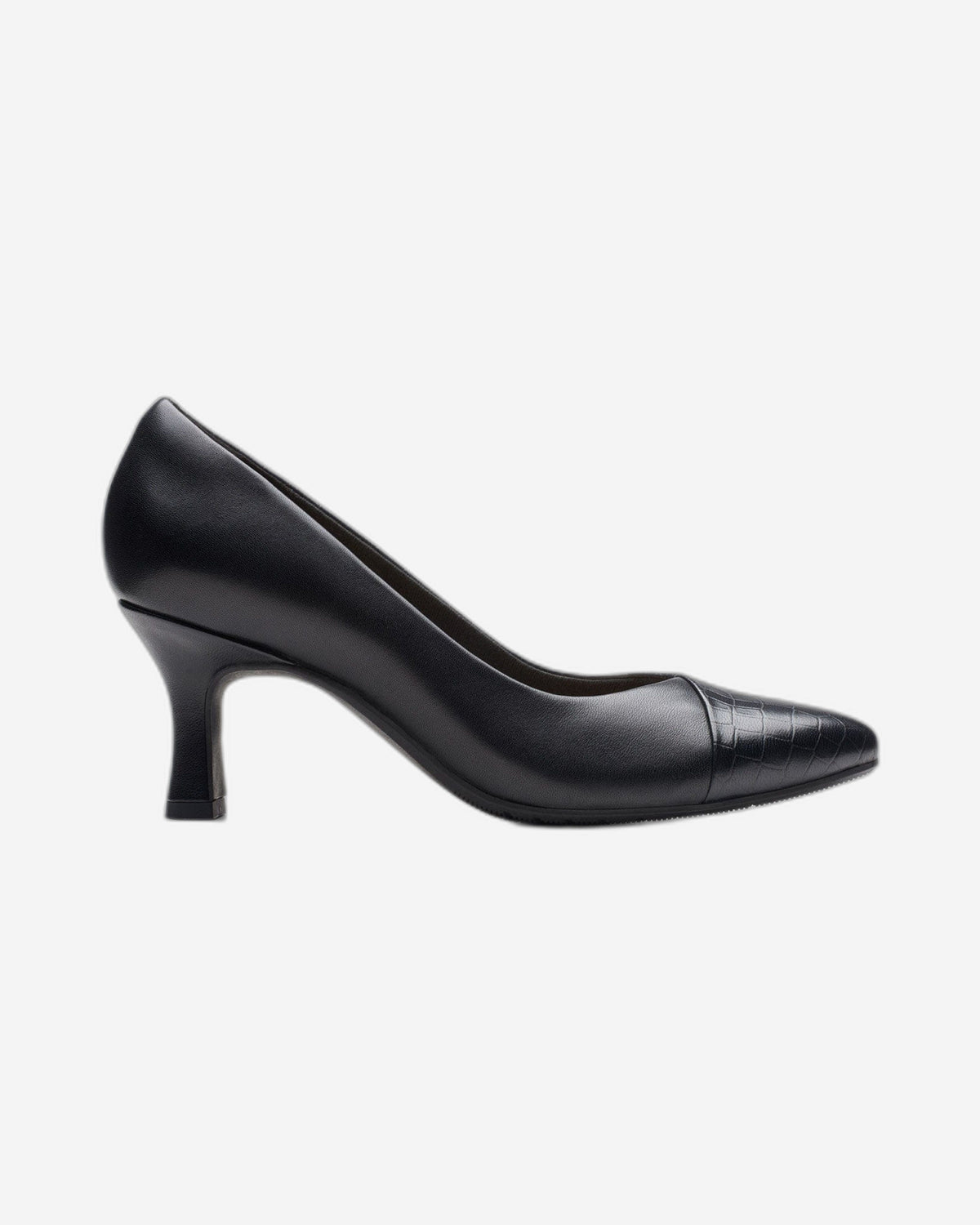 Clarks Kataleyna Rose - Shoes - Black Croc - 261750694 - D Width (Standard Fit)