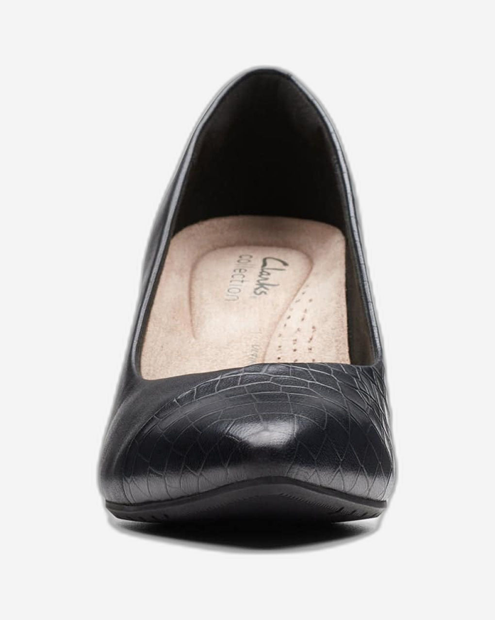 Clarks Kataleyna Rose - Shoes - Black Croc - 261750694 - D Width (Standard Fit)