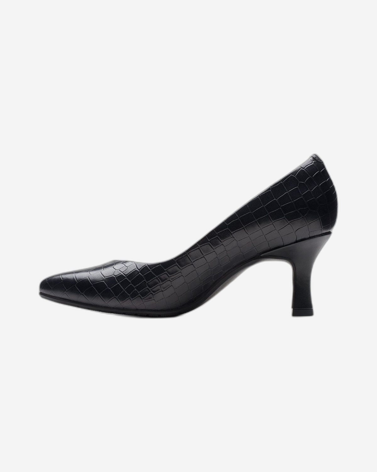 Clarks Kataleyna Rose - Shoes - Black Croc - 261750694 - D Width (Standard Fit)