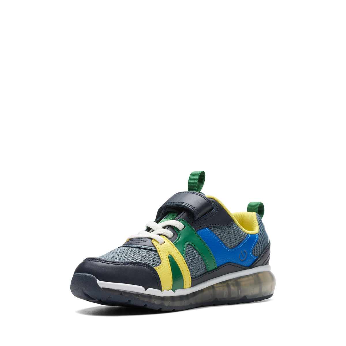 Clarks Boys Spark Gleam Kid (Wide Fit)