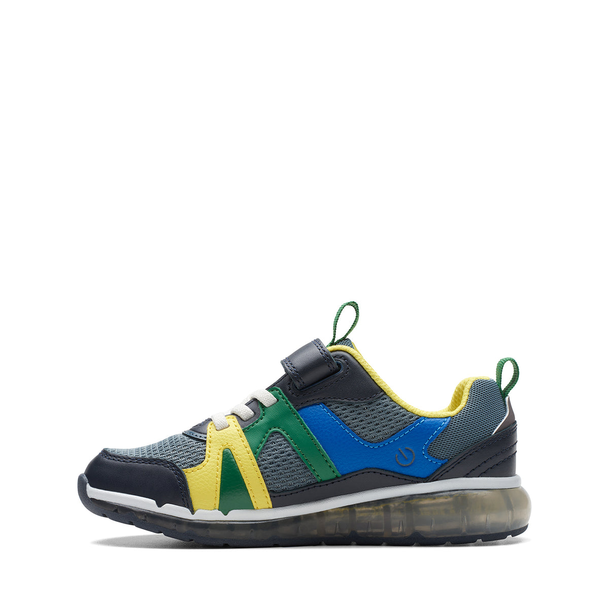 Clarks Boys Spark Gleam Kid (Wide Fit)