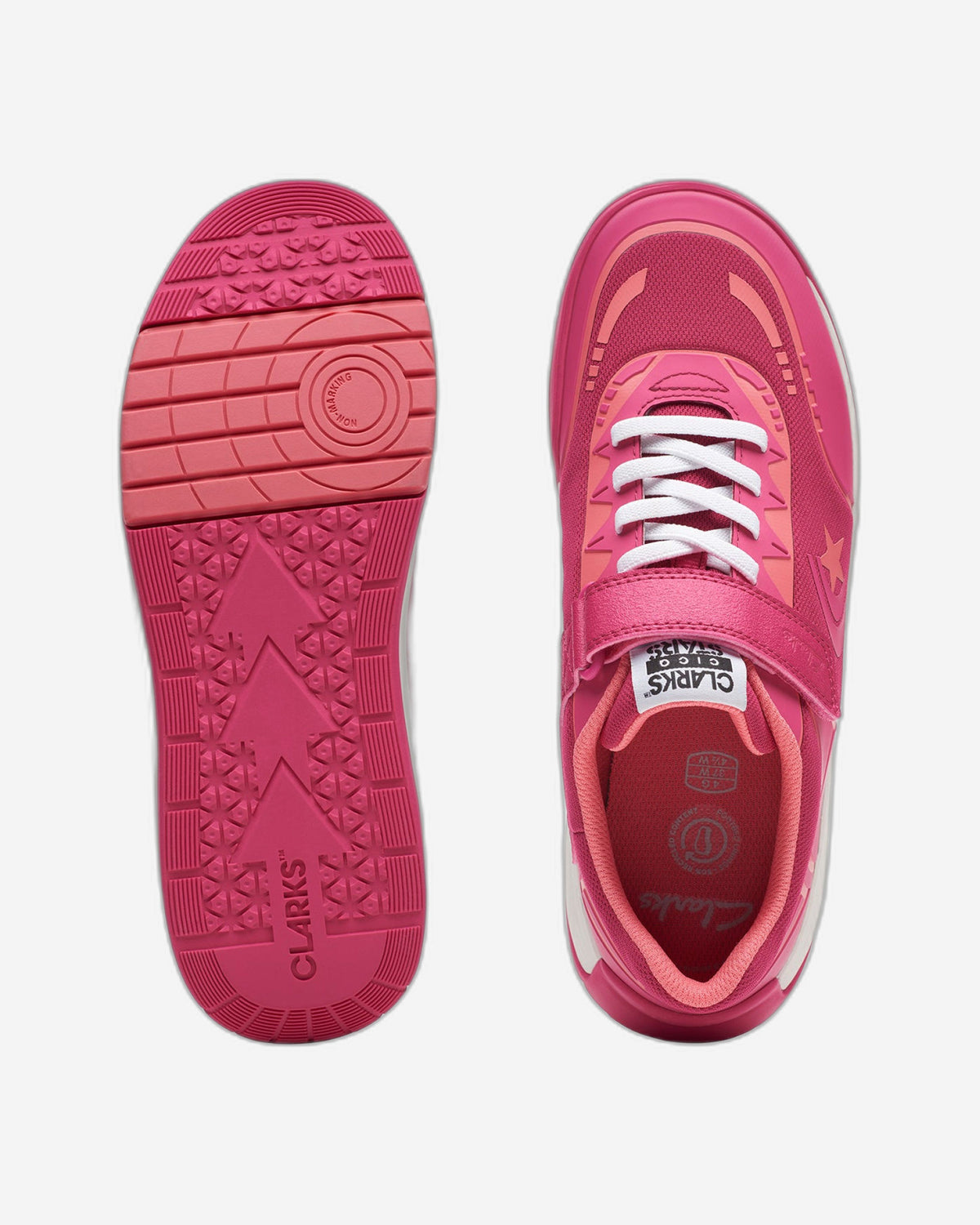 Clarks Girls Cica Star Flex Youth. (Standard Fit)
