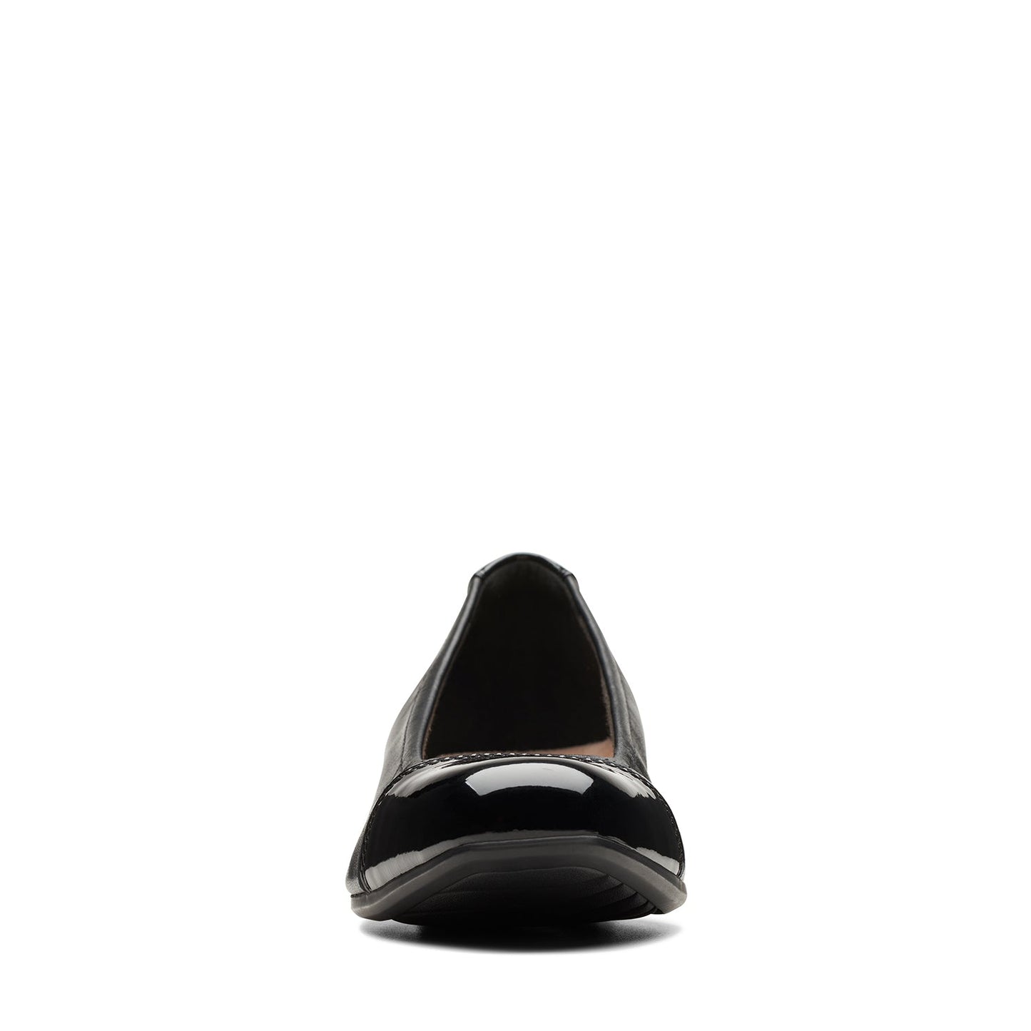 Clarks Juliet Step Shoes - Black Leather - 261754304 - D Width (Standard Fit)