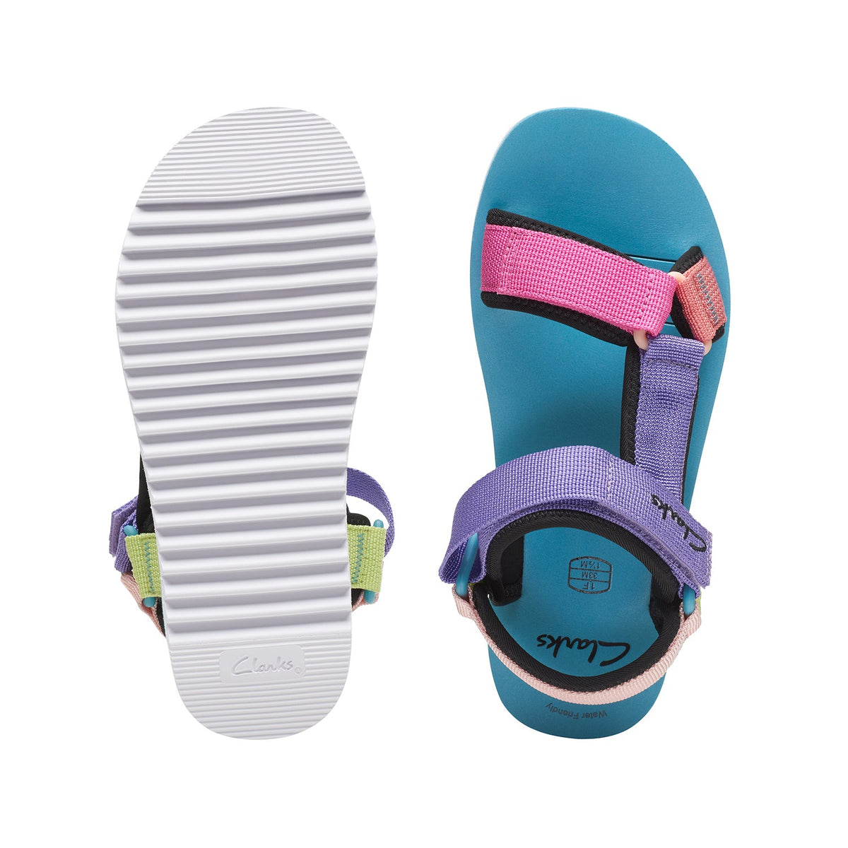 Clarks Girls Peak Web Older. (Standard Fit)