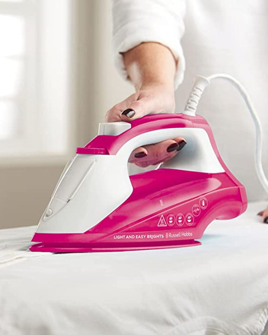 Russell Hobbs 2400W Light & Easy Berry Iron-26480