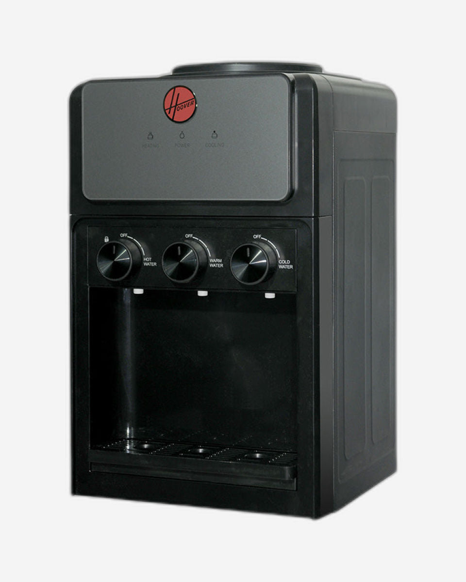 Hoover 3?Tap Table?Top Water Dispenser with Dial Control