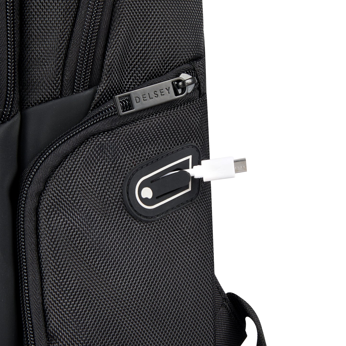 Delsey Paris Parvis+ Laptop Protection 13.3 Inch Black Backpack