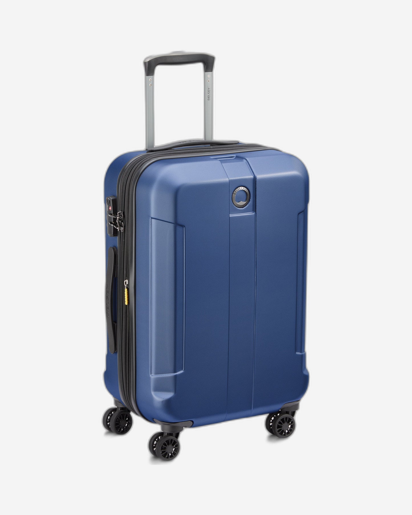 Delsey Paris Depart Hard Expandable 61cm Navy Blue Luggage