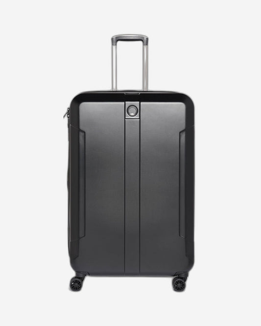 Delsey Paris Depart Hard 80cm Hardcase 4 Double Wheel Expandable Check-In Luggage Trolley Case Black - 00314583000 X9