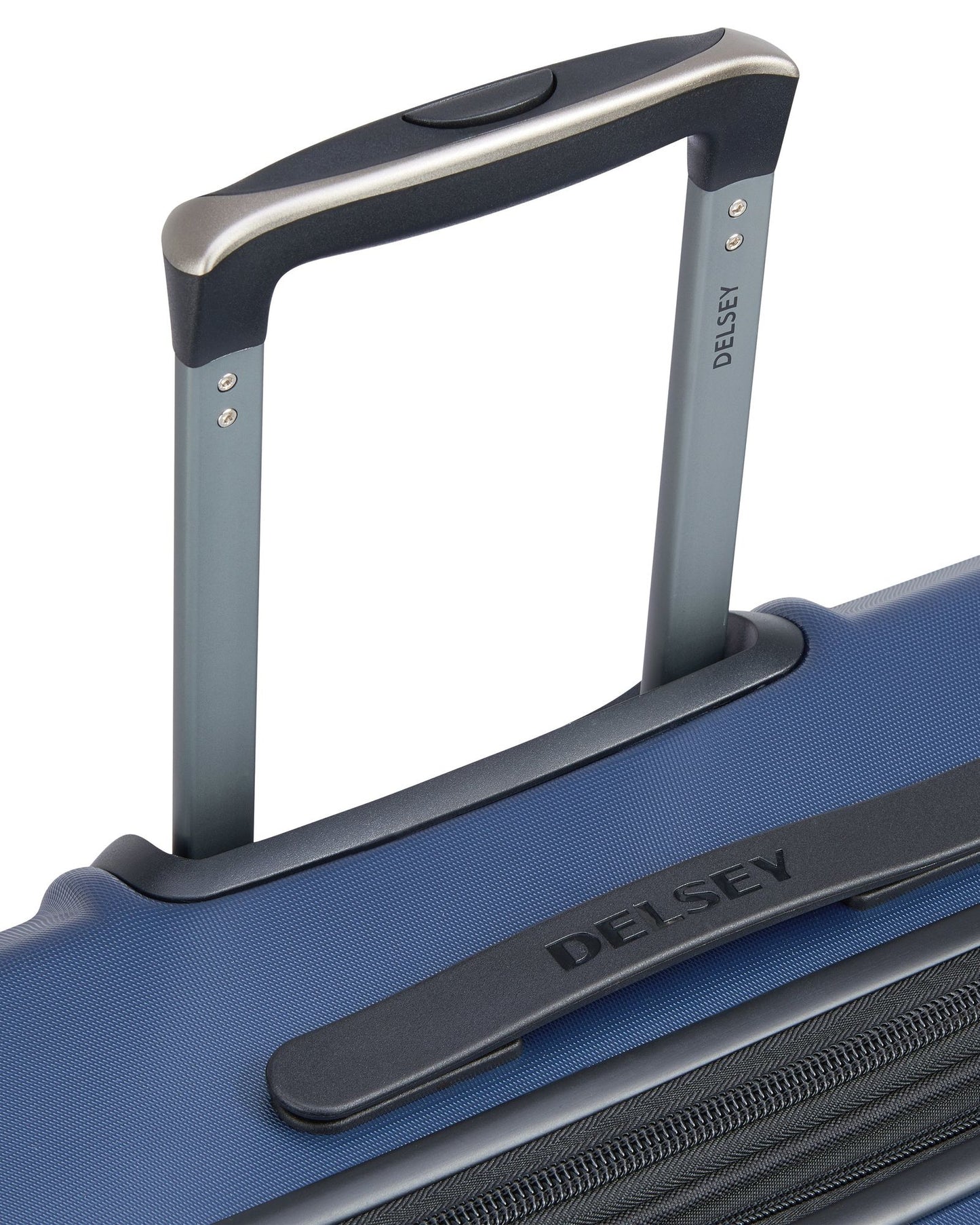 Delsey Paris Depart Hard Expandable 81cm Navy Blue Luggage
