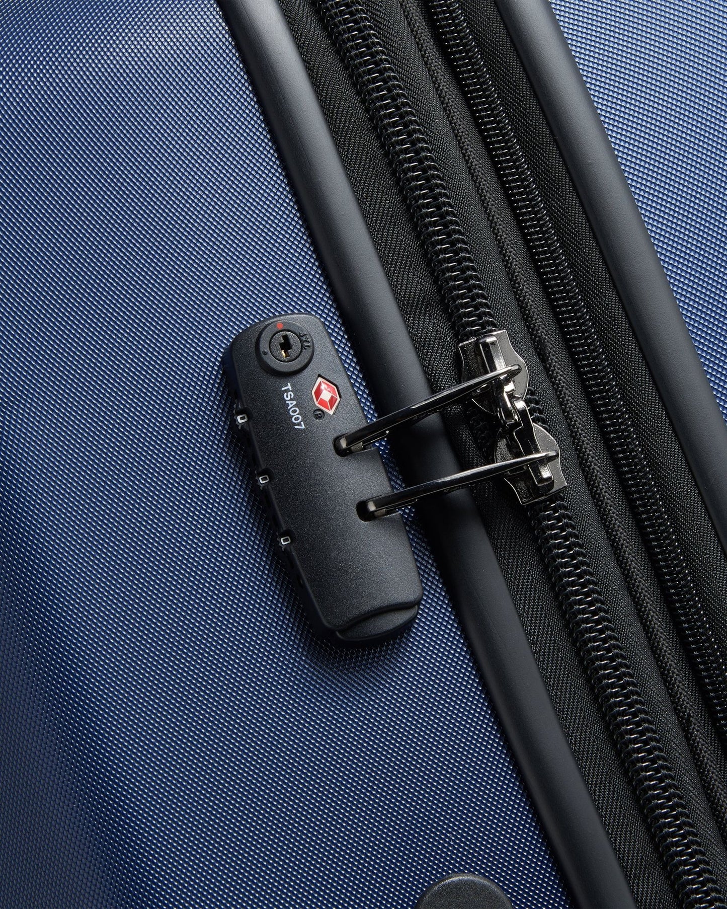 Delsey Paris Depart Hard Expandable 81cm Navy Blue Luggage