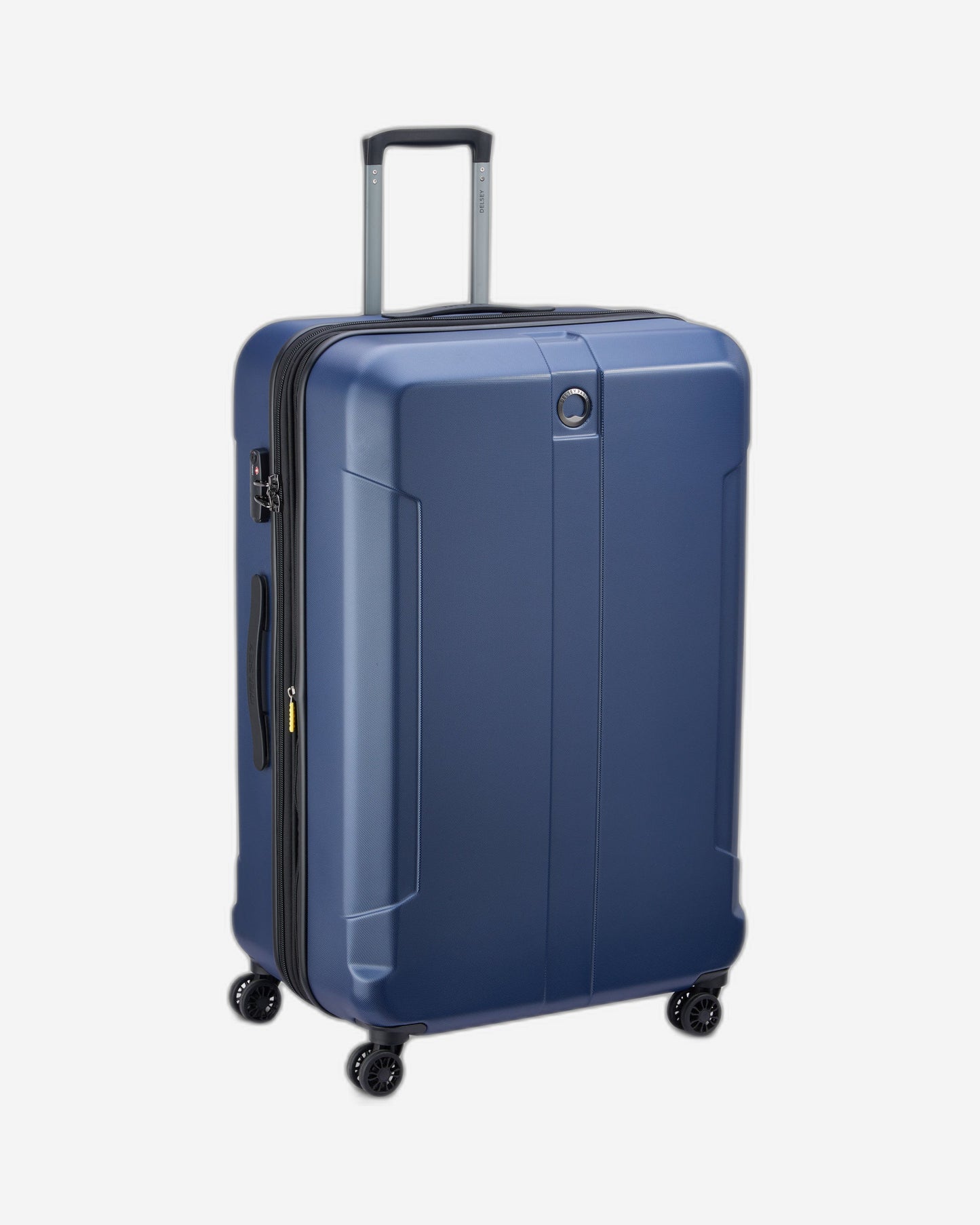 Delsey Paris Depart Hard Expandable 81cm Navy Blue Luggage