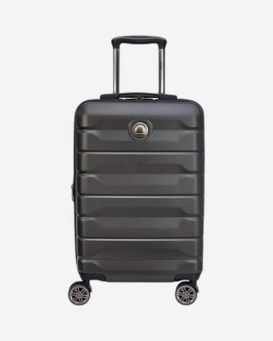 Delsey Paris Air Armour Expandable 55cm Black Luggage