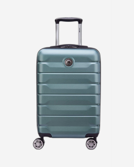 Delsey Paris Air Armour Expandable 55cm Green Luggage