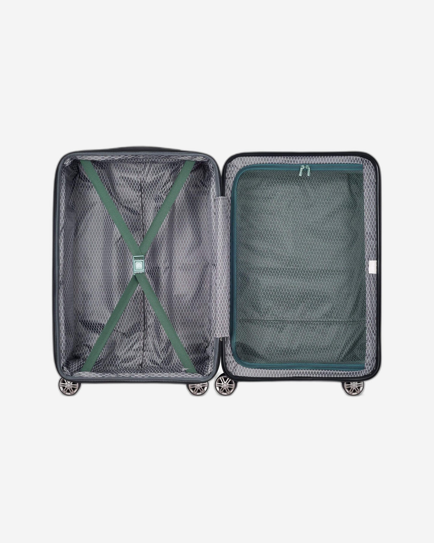 Delsey Paris Air Armour Expandable 68cm Green Luggage