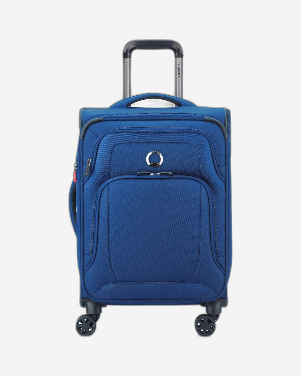 Delsey Paris Optimax Lite Expandable 55cm Blue Luggage