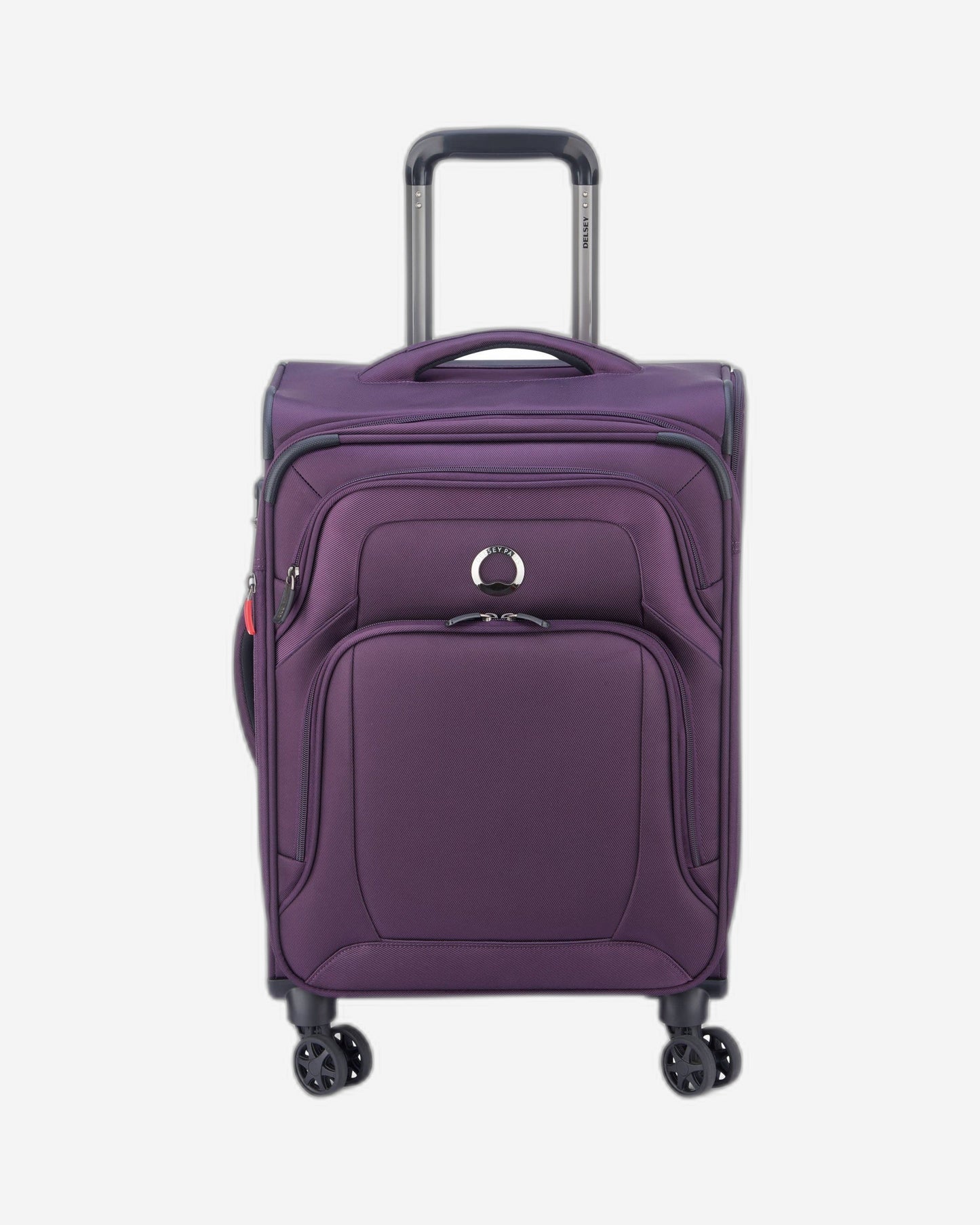 Delsey Paris Optimax Lite Expandable 55cm Purple Luggage