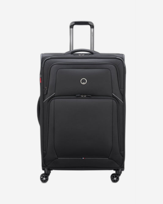 Delsey Paris Optimax Lite Expandable 80cm Black Luggage