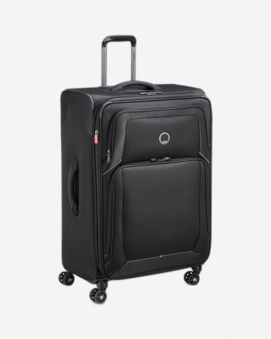 Delsey Paris Optimax Lite Expandable 80cm Black Luggage