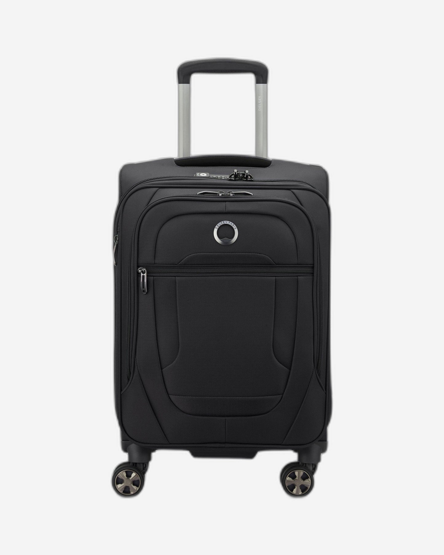 Delsey Paris Helium DLX Expandable 55cm Black Luggage