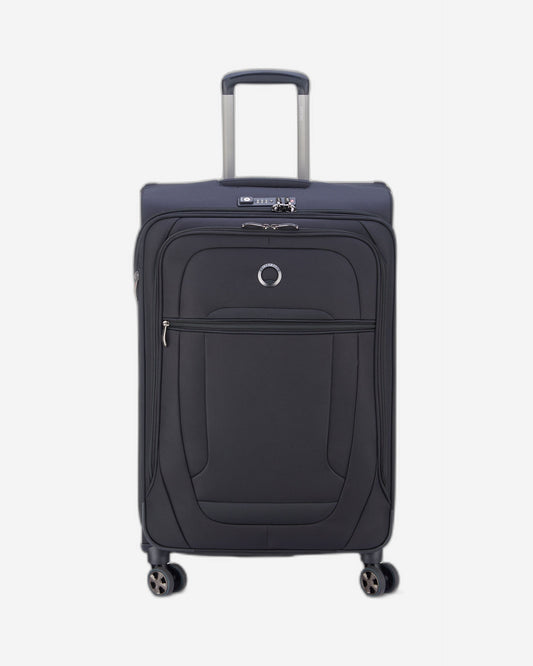 Delsey Paris Helium DLX Expandable 71cm Black Luggage