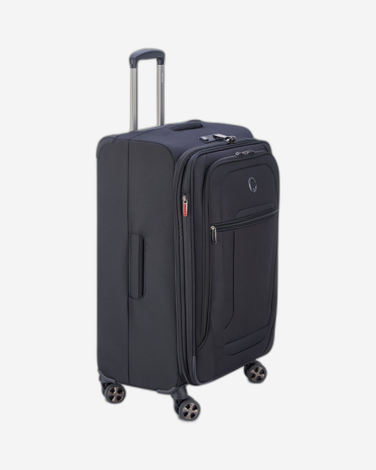 Delsey Paris Helium DLX Expandable 71cm Black Luggage