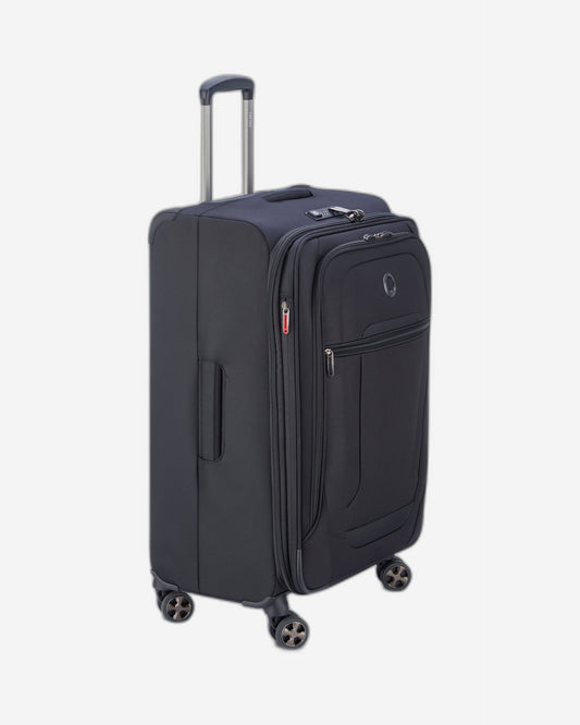 Delsey Paris Helium DLX Expandable 71cm Black Luggage
