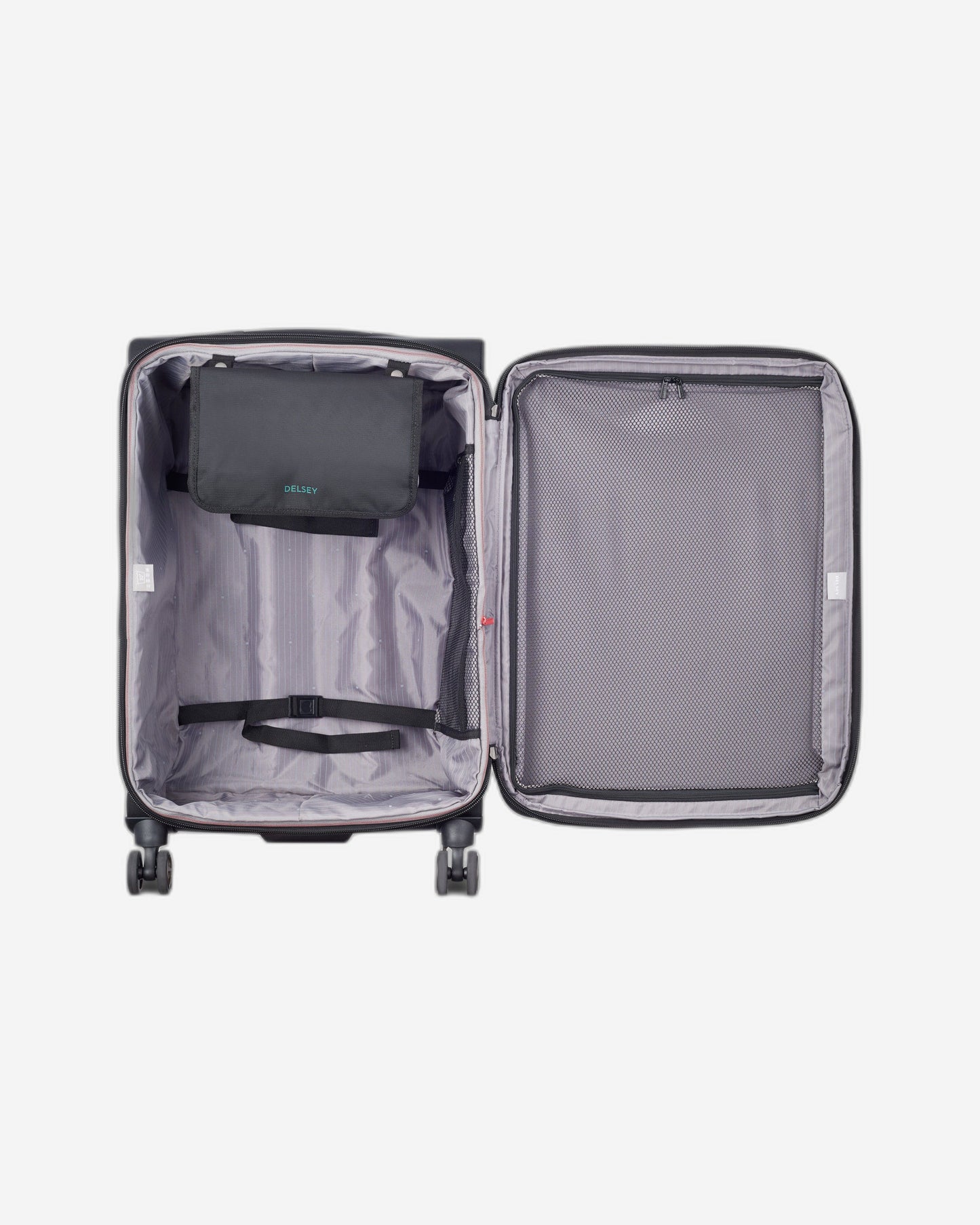 Delsey Paris Helium DLX Expandable 71cm Black Luggage