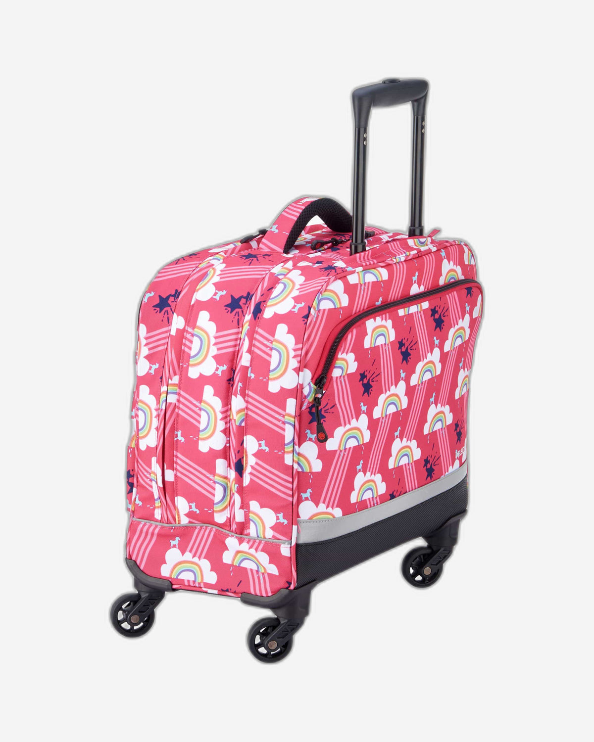 Delsey Paris BTS 2021 4 Wheel Pink Wheeled School Bag