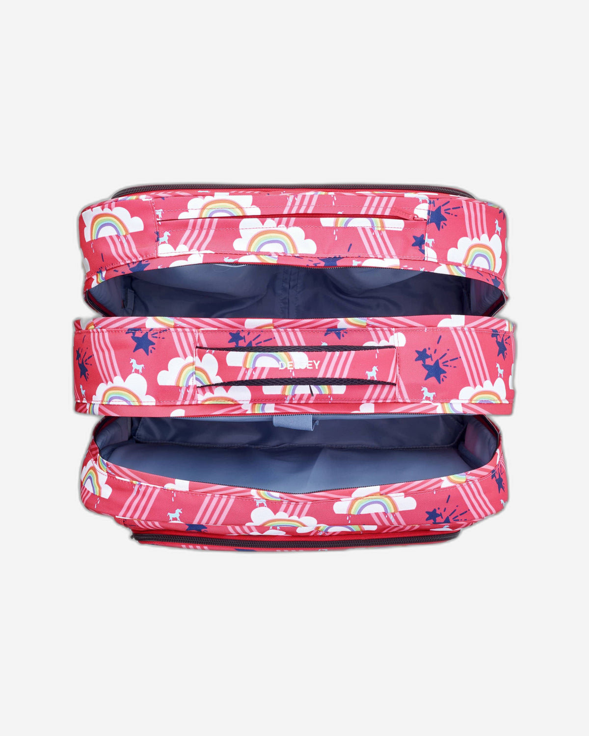 Delsey Paris BTS 2021 4 Wheel Pink Wheeled School Bag