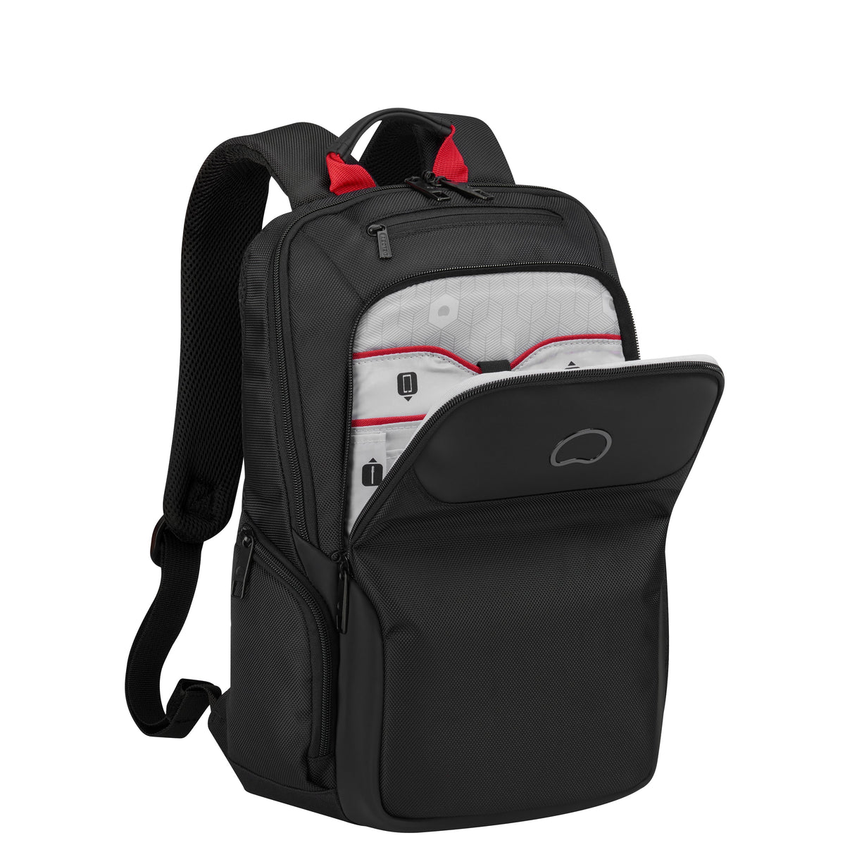 Delsey Paris Parvis+ Laptop Protection 13.3 Inch Black Backpack