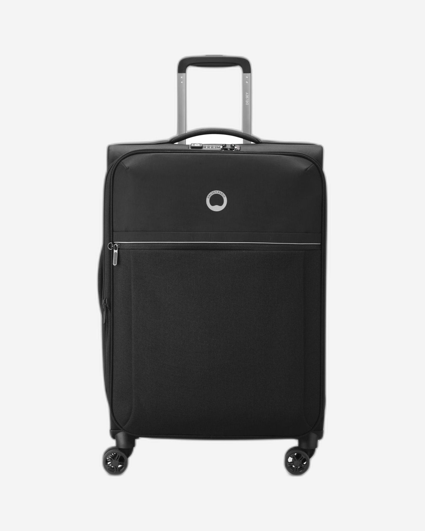 Delsey Paris Brochant 2.0 Expandable 67cm Black Luggage